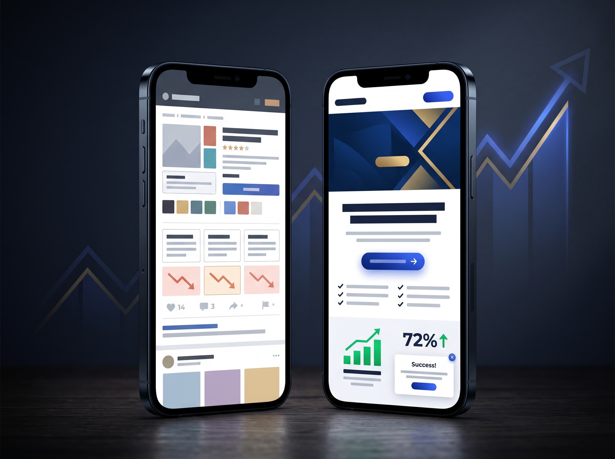 New Shopify funnel versus control — A/B test result comparison