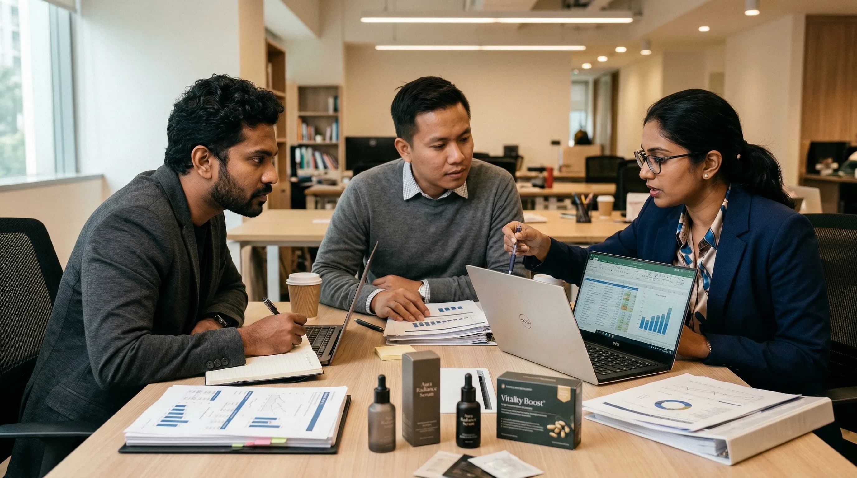 Bluelambda team working with health and wellness brand operators