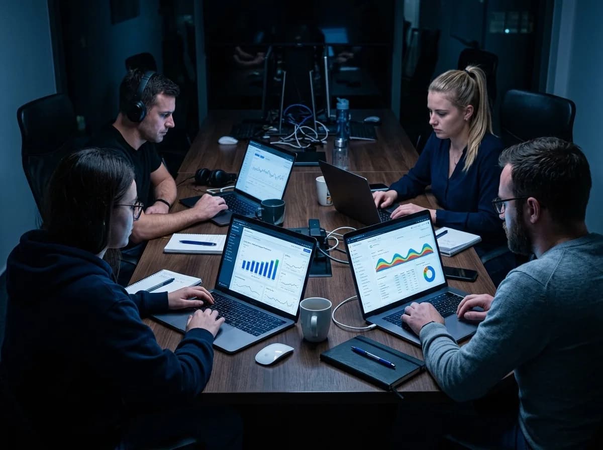 Four specialists each focused on their own isolated metric, missing the full picture