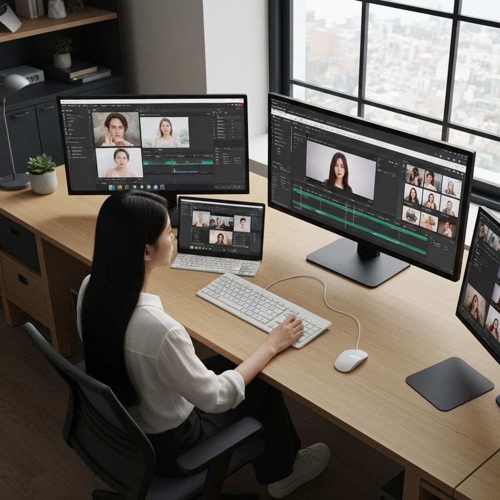 AI-powered video creation workspace