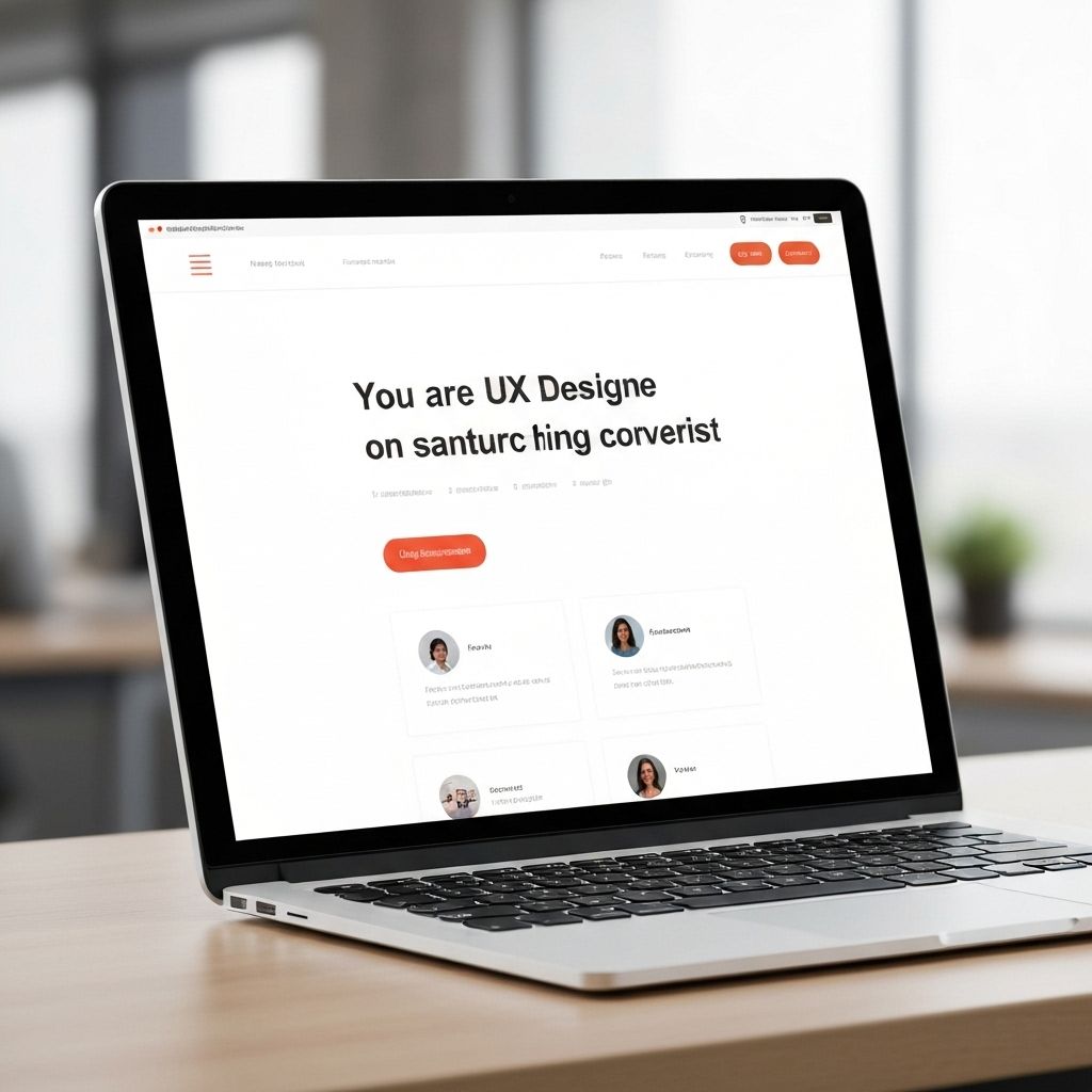 High-converting landing page design