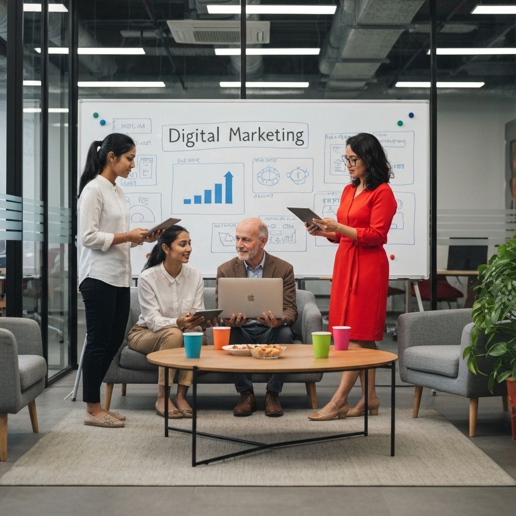 Team collaboration in modern office environment